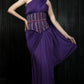 Violet Allure Corset Saree