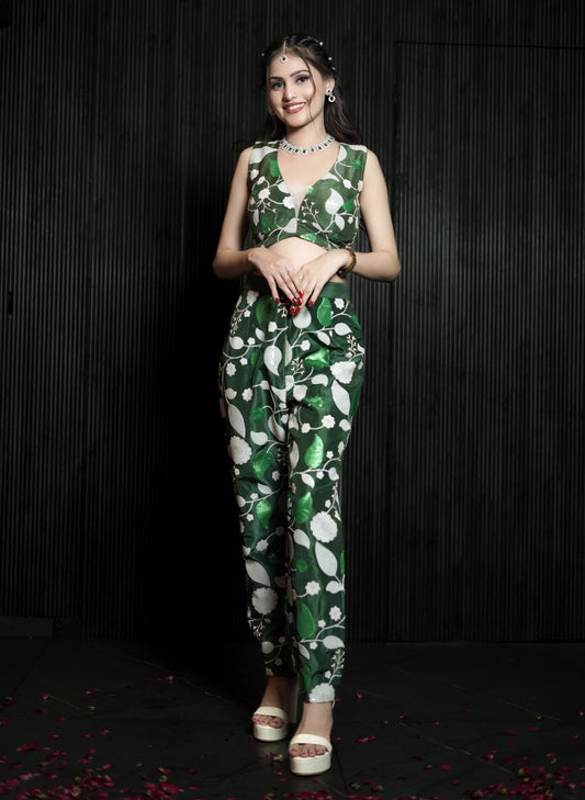 Verdant Elegance Co-Ord Set