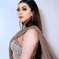 Mocha Luxe Drape saree