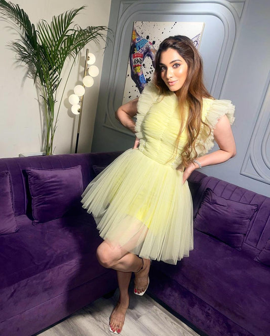 Lemon Dream Tulle Dress