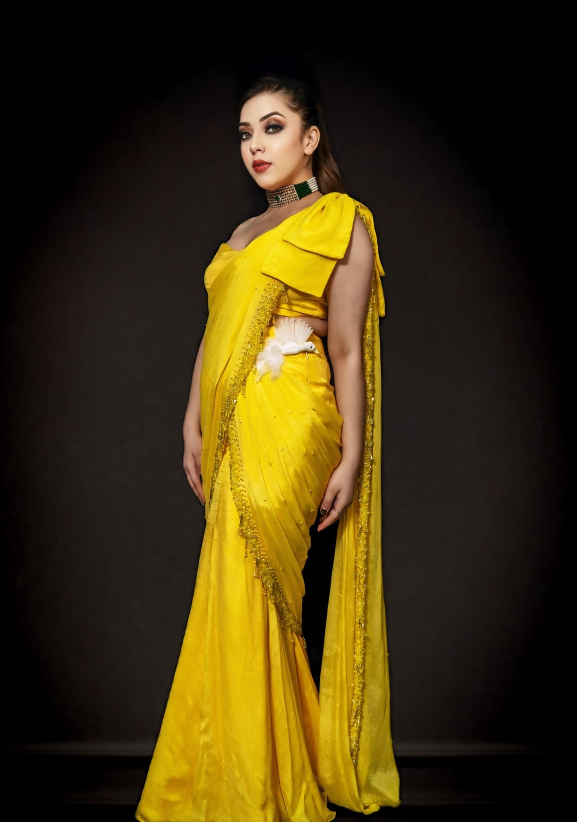 Golden Radiance Saree